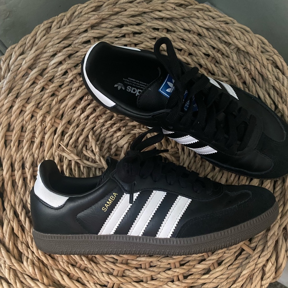 Classic Black Adidas Sambas